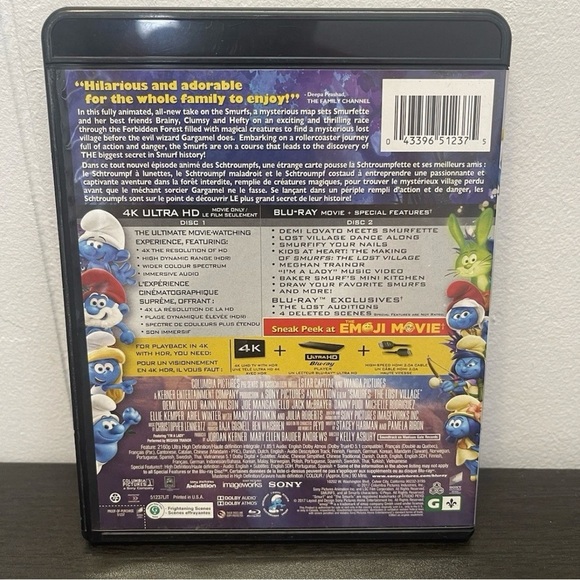 Smurfs: the Lost Village (4K Ultra HD + Blu Ray, 2017) - Picture 2 of 4